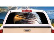 WARBIRD Rear Window Graphic bald eagle truck view thru vinyl
