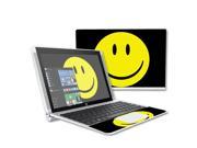 MightySkins Protective Vinyl Skin Decal for HP Pavilion x2 10.1 2015 Laptop case wrap cover sticker skins Smiley Face
