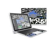 MightySkins Protective Vinyl Skin Decal for HP Pavilion x2 10.1 2015 Laptop case wrap cover sticker skins Love Jesus