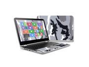 MightySkins Protective Vinyl Skin Decal for HP Pavilion x360 13t Touch Laptop case wrap cover sticker skins Gray Camo