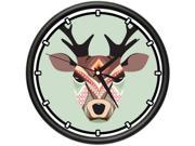 AZTEC DEER Wall Clock artistic abstract cool culture gift