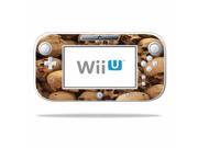 Mightyskins Protective Vinyl Skin Decal Cover for Nintendo Wii U GamePad Controller wrap sticker skins Skull pile