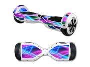 MightySkins Protective Vinyl Skin Decal for Hover Board Self Balancing Scooter mini 2 wheel x1 razor wrap cover sticker Light Waves