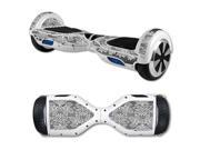 MightySkins Protective Vinyl Skin Decal for Hover Board Self Balancing Scooter mini 2 wheel x1 razor wrap cover sticker Floral Lace