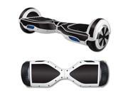 MightySkins Protective Vinyl Skin Decal for Hover Board Self Balancing Scooter mini 2 wheel x1 razor wrap cover sticker Solid Black