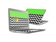 Mightyskins Protective Vinyl Skin Decal Cover for Toshiba CB35 Chromebook 13.3 Laptop Cover wrap sticker skins Lime Chevron