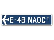 E 4B NAOC Street Sign military aircraft air force plane pilot gift