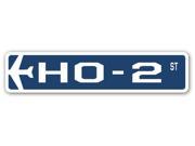 HO 2 Street Sign military aircraft air force plane pilot gift