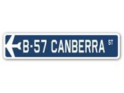 B 57 CANBERRA Street Sign military aircraft air force plane pilot gift