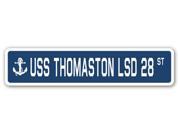 USS THOMASTON LSD 28 Street Sign navy ship veteran sailor vet usn gift