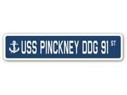 USS PINCKNEY DDG 91 Street Sign navy ship veteran sailor vet usn gift