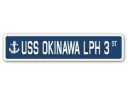 USS OKINAWA LPH 3 Street Sign navy ship veteran sailor vet usn gift