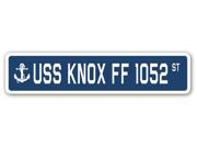 USS KNOX FF 1052 Street Sign navy ship veteran sailor vet usn gift