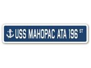 USS MAHOPAC ATA 196 Street Sign navy ship veteran sailor vet usn gift