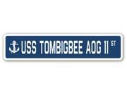 USS TOMBIGBEE AOG 11 Street Sign navy ship veteran sailor vet usn gift