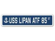 USS LIPAN ATF 85 Street Sign navy ship veteran sailor vet usn gift