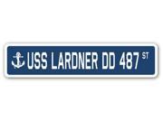 USS LARDNER DD 487 Street Sign navy ship veteran sailor vet usn gift