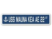 USS MAUNA KEA AE 22 Street Sign navy ship veteran sailor vet usn gift