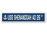 USS SHENANDOAH AD 26 Street Sign navy ship veteran sailor vet usn gift