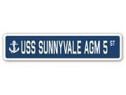 USS SUNNYVALE AGM 5 Street Sign navy ship veteran sailor vet usn gift