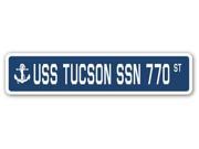 USS TUCSON SSN 770 Street Sign navy ship veteran sailor vet usn gift
