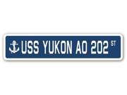 USS YUKON AO 202 Street Sign navy ship veteran sailor vet usn gift