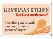 GRANDMAS KITCHEN Novelty Sign family grandparent food cooking love kitchen gift