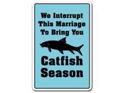 CATFISH SEASON Novelty Sign fishing rod pole food sport fun outdoors gift