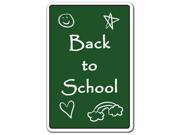 BACK TO SCHOOL Novelty Sign teacher parent kids school daycare gift