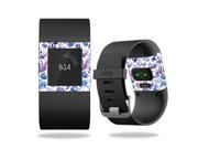Skin Decal Wrap for Fitbit Surge cover skins sticker watch Blue Petals
