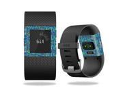 Skin Decal Wrap for Fitbit Surge cover skins sticker watch Blue Veins