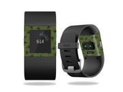 Skin Decal Wrap for Fitbit Surge cover skins sticker watch Molon Labe