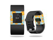 Skin Decal Wrap for Fitbit Surge cover skins sticker watch Orange Slices