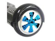 MightySkins Protective Vinyl Skin Decal for Hover Balance Board Scooter Wheels mini board unicycle bluetooth wrap cover sticker Blue Skulls