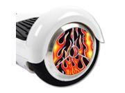 MightySkins Protective Vinyl Skin Decal for Hover Balance Board Scooter Wheels mini board unicycle bluetooth wrap cover sticker Hot Flames