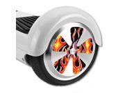 MightySkins Protective Vinyl Skin Decal for Hover Balance Board Scooter Wheels mini board unicycle bluetooth wrap cover sticker Hot Flames