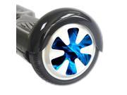 MightySkins Protective Vinyl Skin Decal for Hover Balance Board Scooter Wheels mini board unicycle bluetooth wrap cover sticker Blue Flames