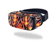 MightySkins Protective Vinyl Skin Decal for Samsung Gear VR Original cover wrap sticker skins Hot Flames