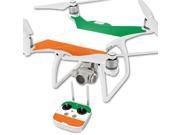 MightySkins Protective Vinyl Skin Decal for DJI Phantom 4 Quadcopter Drone wrap cover sticker skins Irish Flag