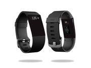 Skin Decal Wrap for Fitbit Charge HR cover sticker skins Solid Black