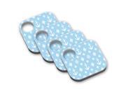 Skin Decal Wrap for Tile Key Phone Finder (4 pack) sticker Baby Blue Designer Skin Decal Wrap for Tile Key Phone Finder (4 pack) sticker Baby Blue Designer