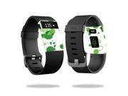 Skin Decal Wrap for Fitbit Charge HR cover sticker skins Green Drops