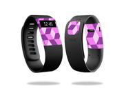 Skin Decal Wrap for Fitbit Charge sticker Pink Geo Tile