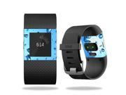 Skin Decal Wrap for Fitbit Surge Watch cover sticker Water Droplets