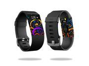 Skin Decal Wrap for Fitbit Charge HR cover sticker skins Color Swirls