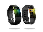 Skin Decal Wrap for Fitbit Charge HR cover sticker skins Rainbow Streaks