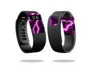 Skin Decal Wrap for Fitbit Charge cover sticker skins Purple Lightning