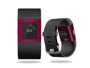 Skin Decal Wrap for Fitbit Surge sticker Pink Carbon Fiber