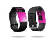 Skin Decal Wrap for Fitbit Charge HR cover sticker skins Pink Diamond Plate