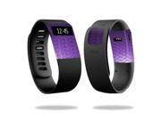 Skin Decal Wrap for Fitbit Charge cover sticker skins Purple Diamond Plt